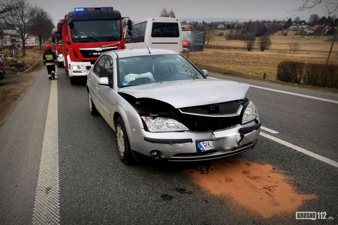 ? Krosno/DK28. Zderzenie Forda i Toyoty