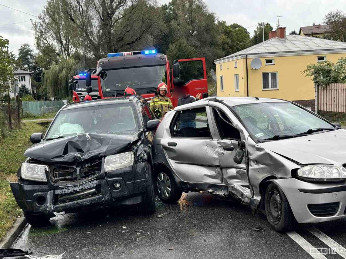 Krosno. Fiatem wjechał w Suzuki