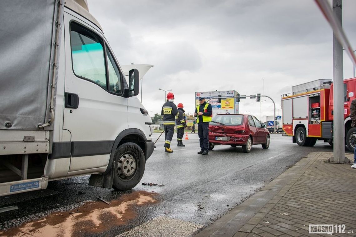 KROSNO: Klasyczne najechanie na tył pojazdu