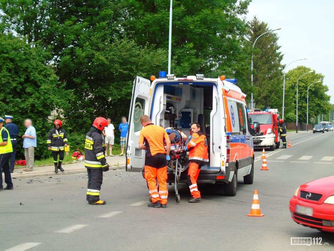 Krosno: Kolejny wypadek na skrzyżowaniu Hallera-Sikorskiego-Wieniawskiego