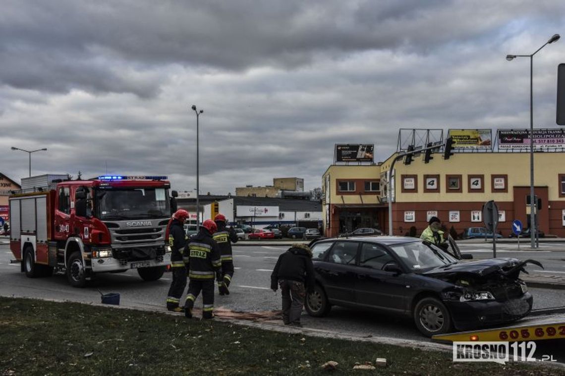 Krosno: Kolizja na skrzyżowaniu Podkarpackiej i Czajkowskiego