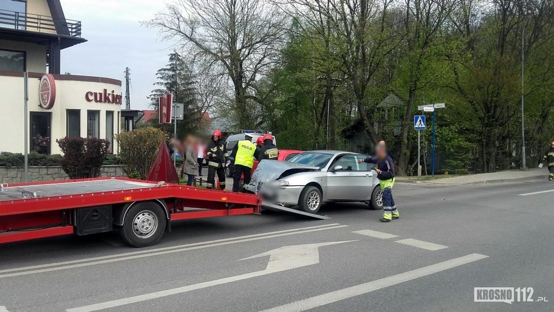 Krosno: Kolizja przy lodziarni Deptucha