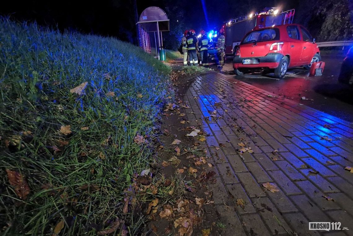 ? Krosno: Kolizja toyoty. 38-latek miał 2 promile
