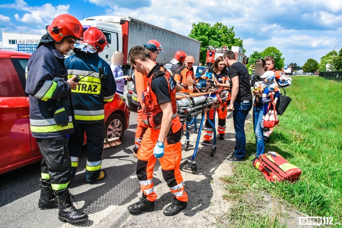 Krosno: Kolizja trzech samochodów na Podkarpackiej