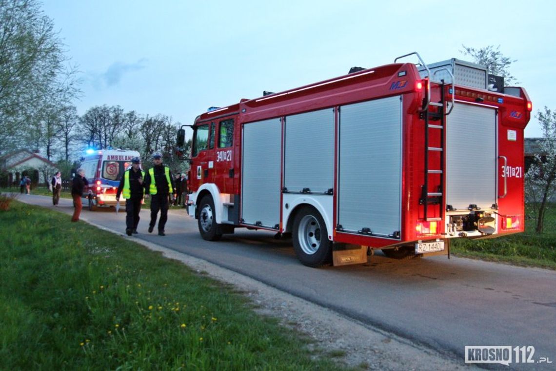 Krosno: Motocyklista uderzył w betonowy przepust