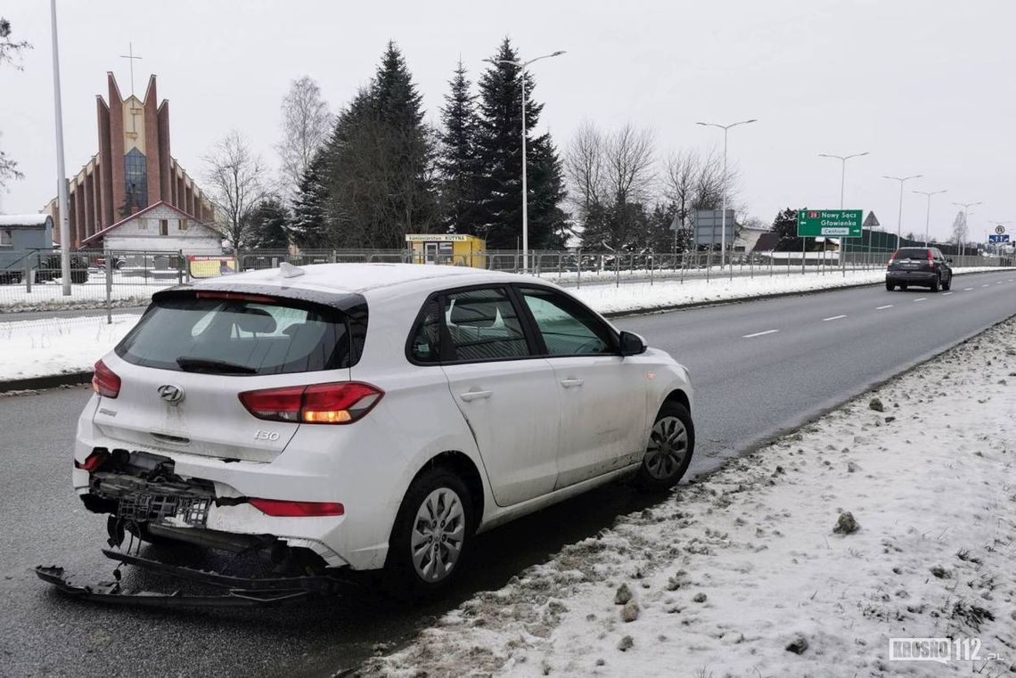 Krosno. Najechanie na tył na Podkarpackiej