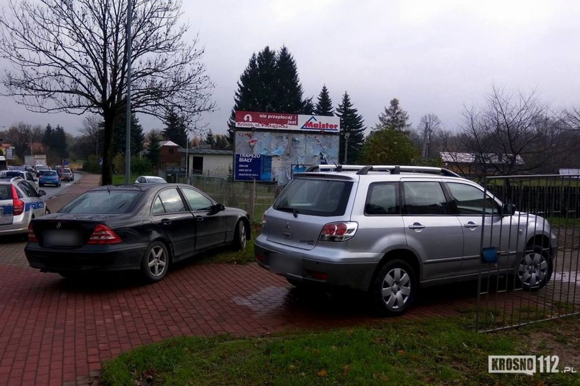 KROSNO: Najechanie na tył na ul. Korczyńskiej