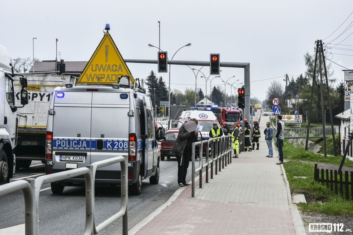 Krosno: Najechanie na tył pojazdu