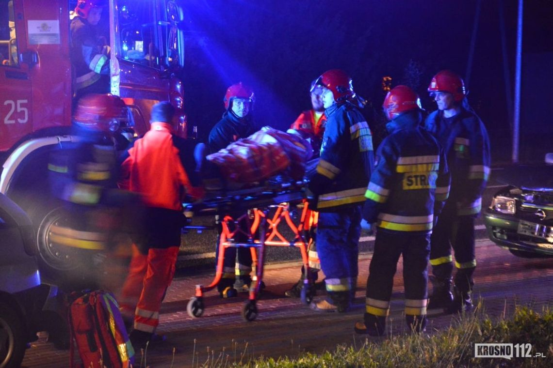 KROSNO: Najechanie na tył przy Karpackich Smakach