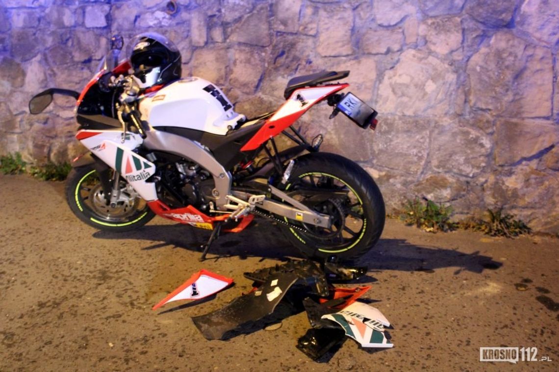 KROSNO: Nauka jazdy i motocyklista zderzyli się na Podwalu