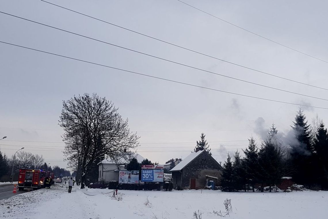 KROSNO: Ogień pojawił się w pustostanie