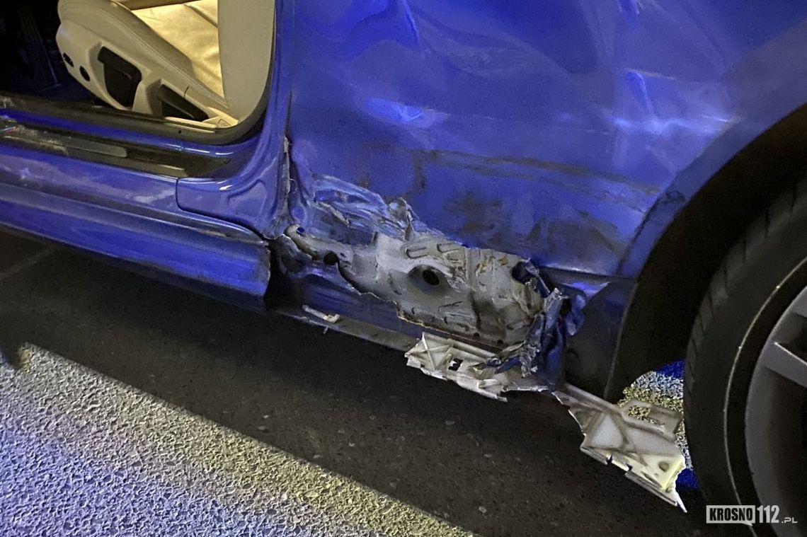 ? Krosno/Okrzei: Spowodował kolizję i odjechał. Kierowca BMW poszukiwany