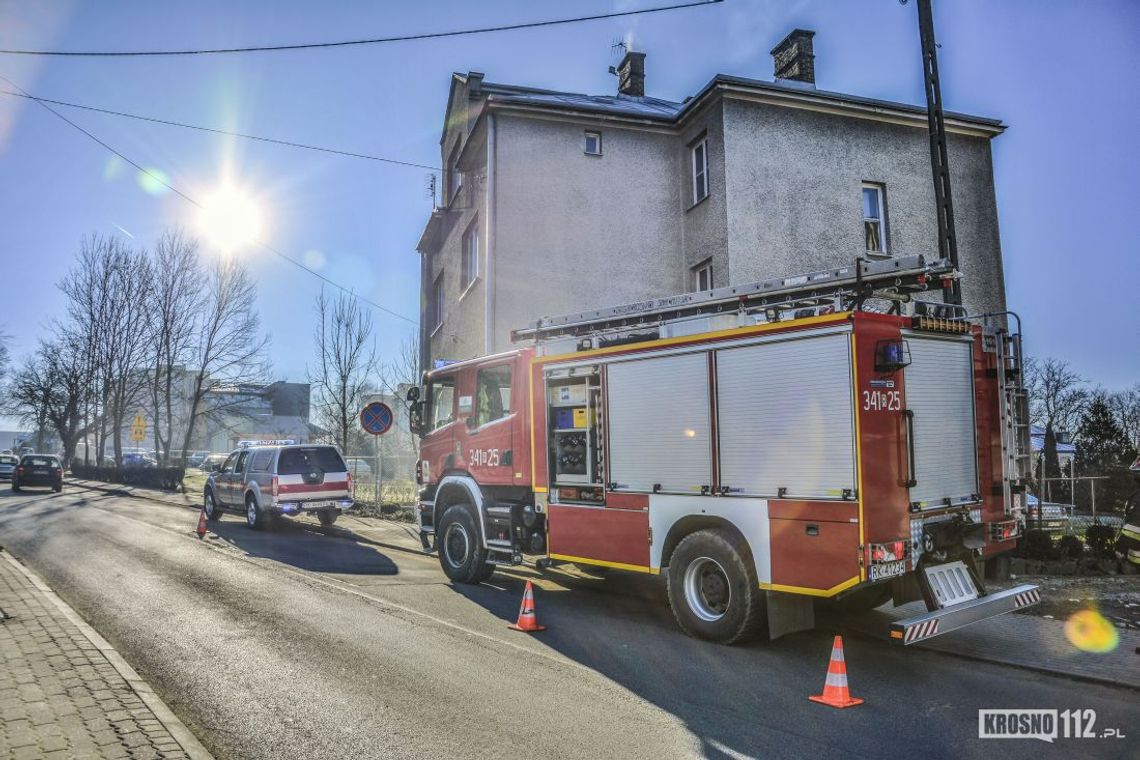 Krosno: Pechowy pożar sadzy w kominie