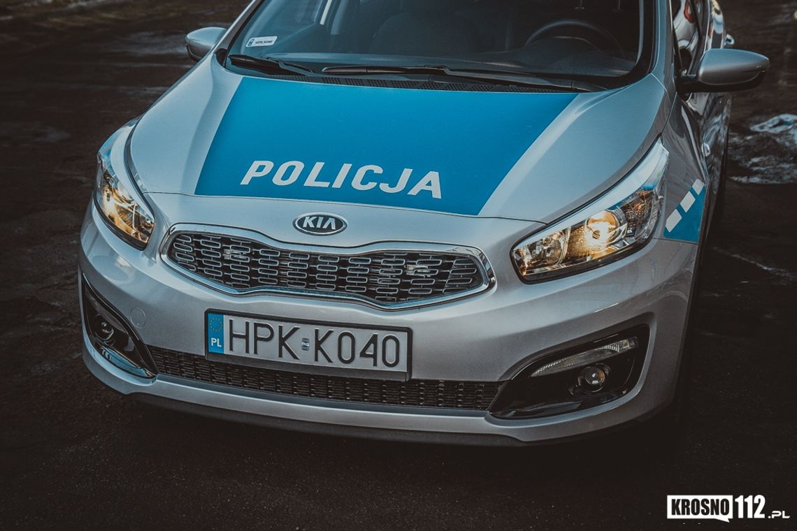 KROSNO: Pijany rowerzysta zderzył się z fordem
