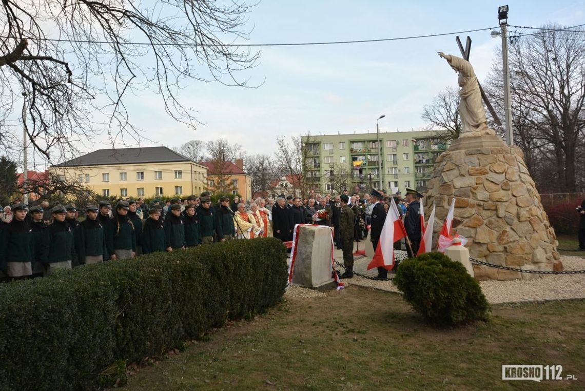 KROSNO-POLANKA: Odsłonięto tablice upamiętniające ludzi walczących o wolną Ojczyznę