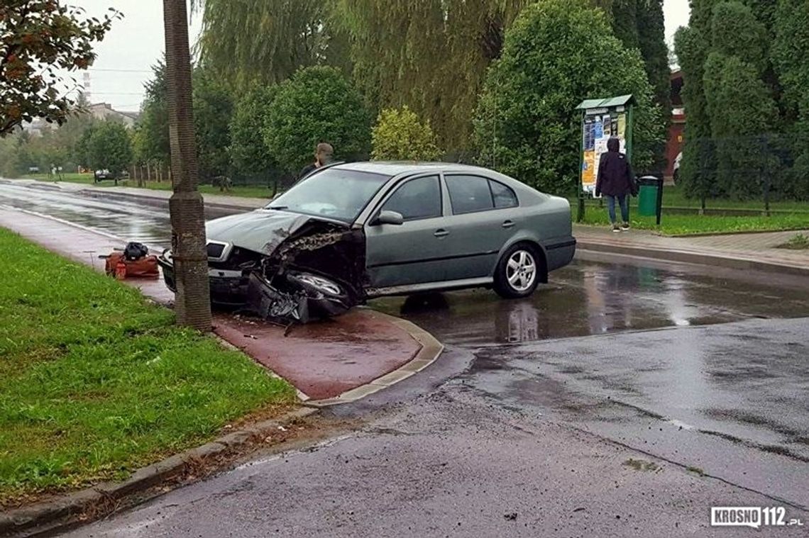 KROSNO: Poranna kolizja na Hutniczej