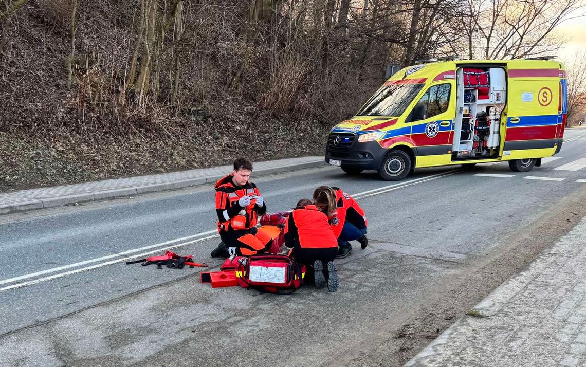 Krosno. Potrącenie pieszej na ul. Bursaki