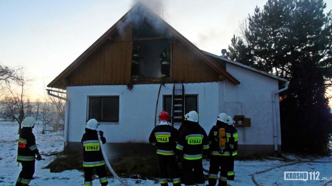 KROSNO: Pożar opuszczonego domu