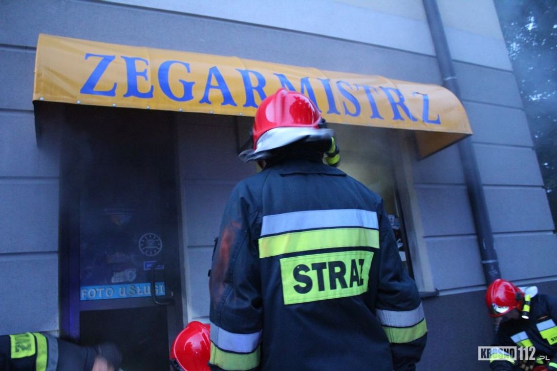 KROSNO: Pożar sklepu Zegarmistrza. Doszło tam do kradzieży?