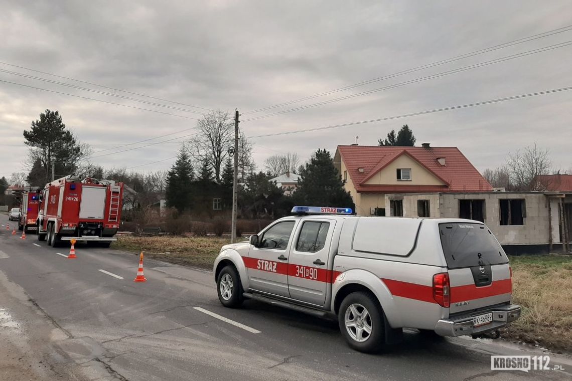 KROSNO: Pożar w jednym z domów przy Suchodolskiej