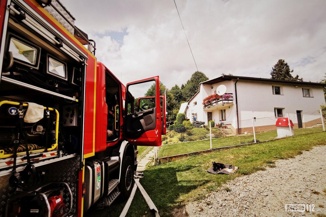 ? Krosno. Pożar w jednym z domów przy Zielonej