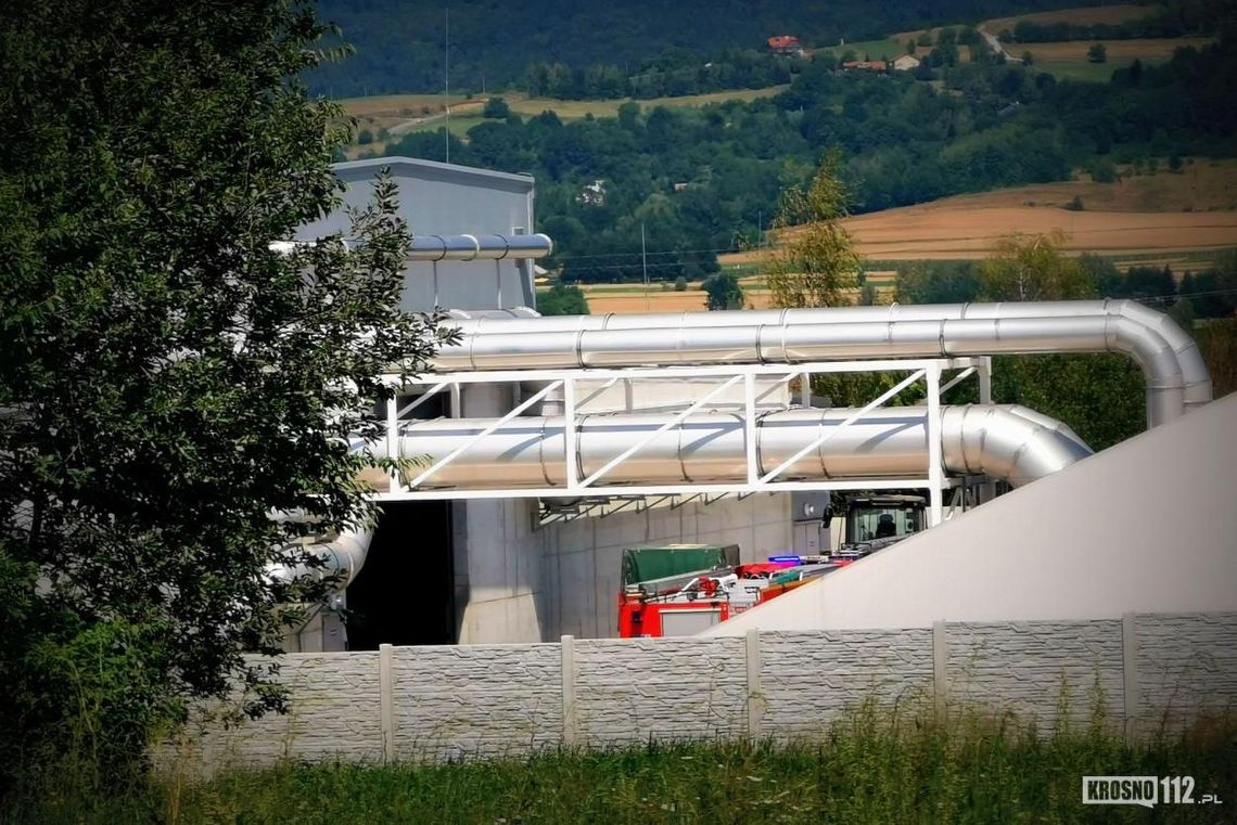 ? Krosno. Pożar w Regionalnym Centrum Odzysku Odpadów