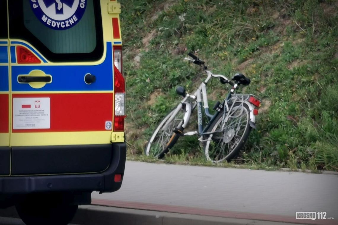 ? Krosno. Służby ruszyły na pomoc rannemu rowerzyście