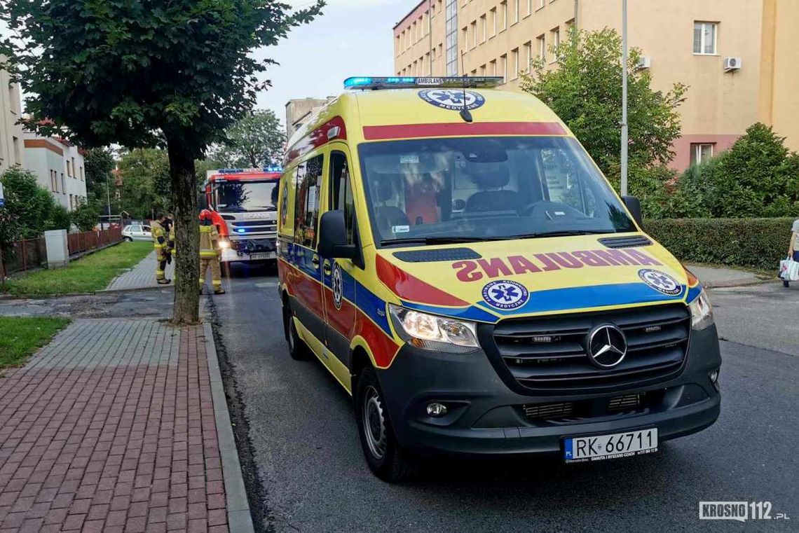 Krosno. Stracił panowanie nad motocyklem i upadł na jezdnię [AKTUALIZACJA]
