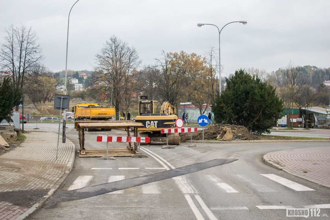 KROSNO: Utrudnienia dla kierowców na ulicy Wisłoczej