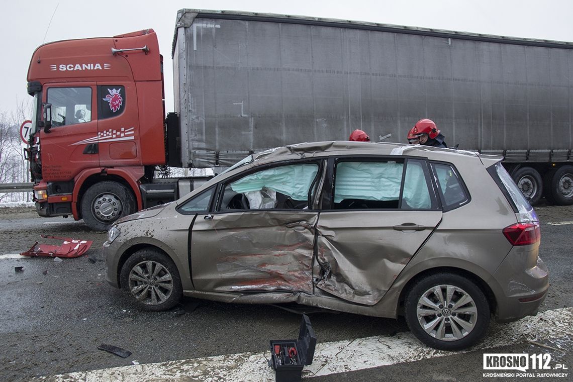 KROSNO: Volkswagen zderzył się ze Scanią