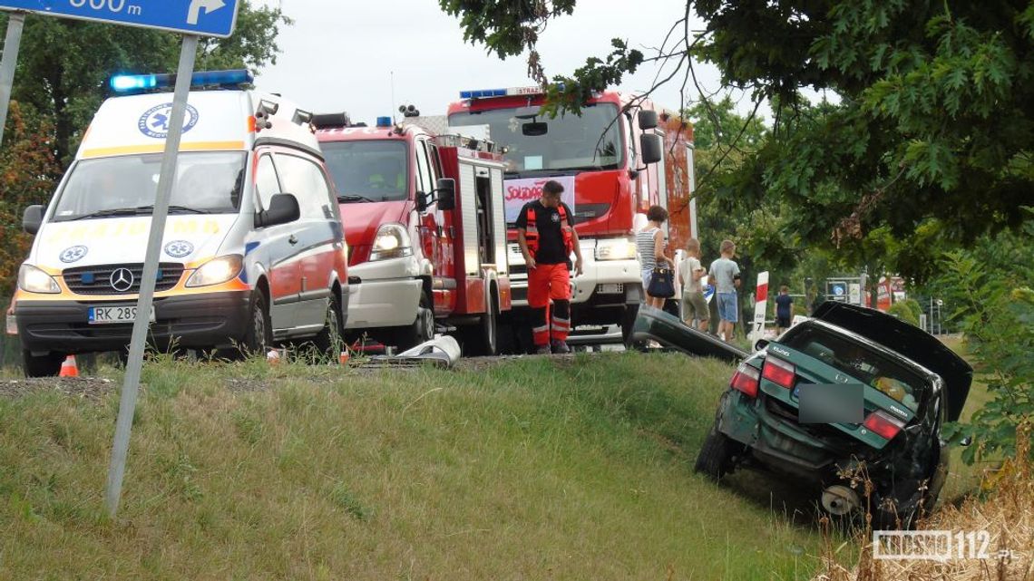 Krosno: Wjechał do rowu, jednak uniknął czołówki