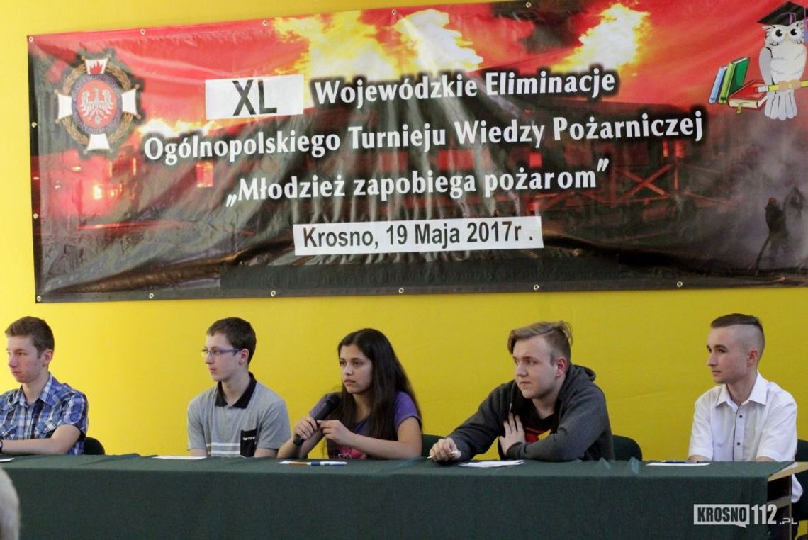 KROSNO: Wojewódzkie Eliminacje Ogólnopolskiego Turnieju Wiedzy Pożarniczej