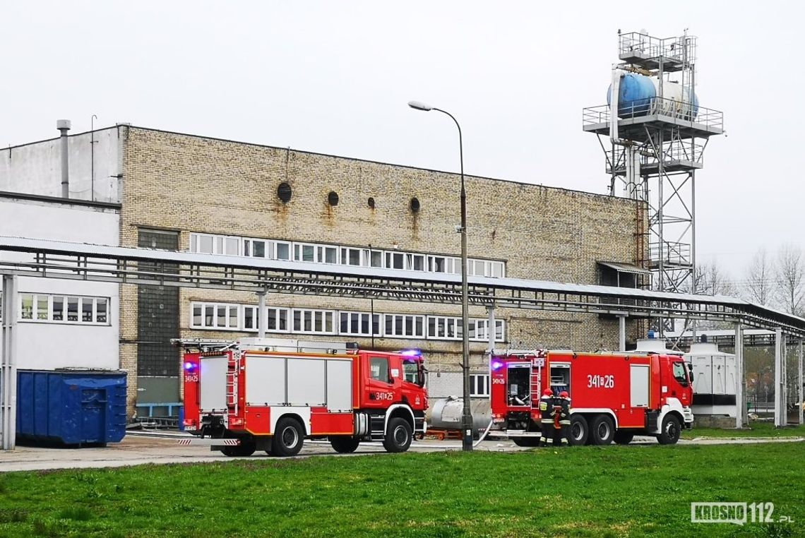 KROSNO: Wyciekło 600 kilogramów szkła. Interweniowali strażacy