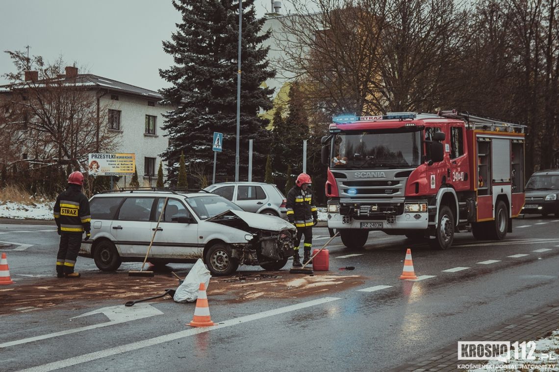 KROSNO: Wymuszenie pierwszeństwa powodem kolizji na ul. Krakowskiej