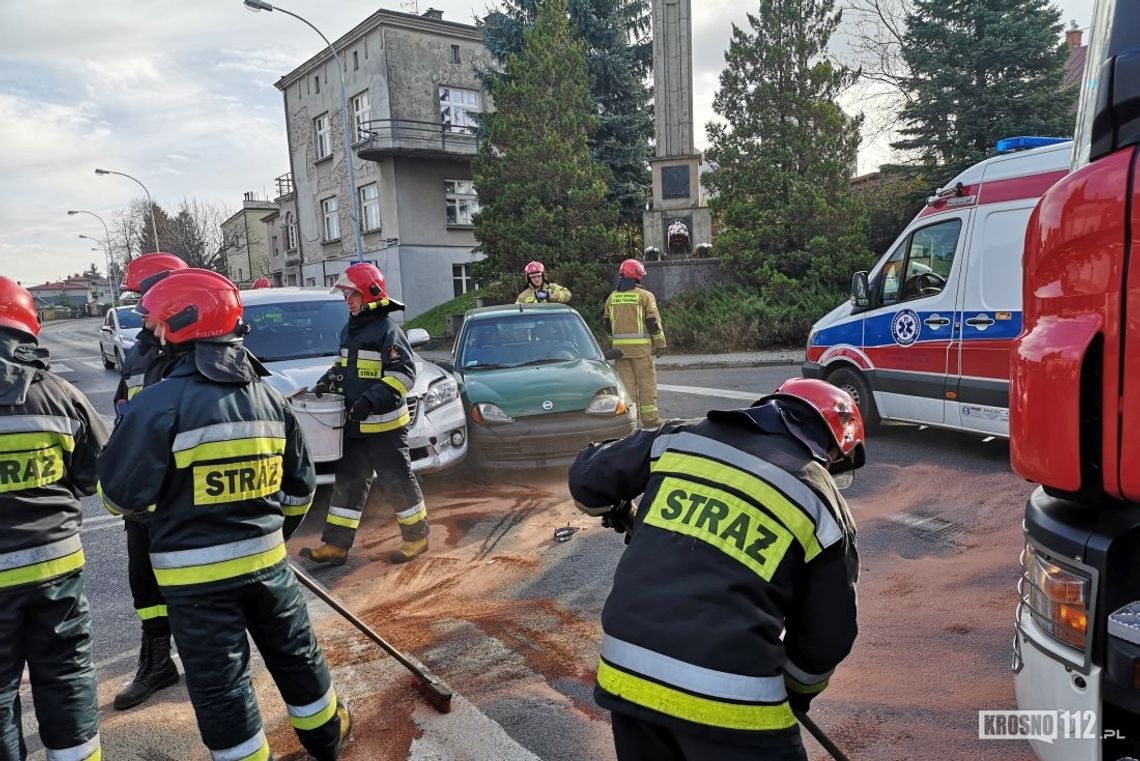 KROSNO: Wypadek na skrzyżowaniu. Jedna osoba ranna