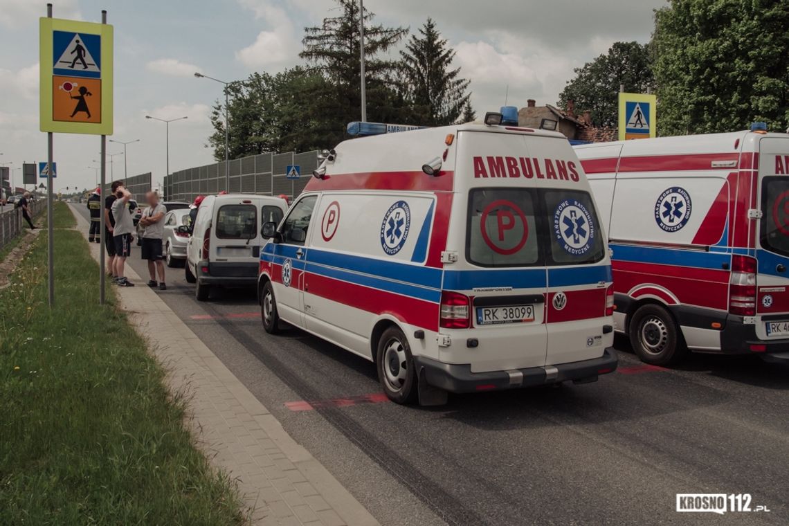 KROSNO: Wypadek z udziałem 4 samochodów na Podkarpackiej