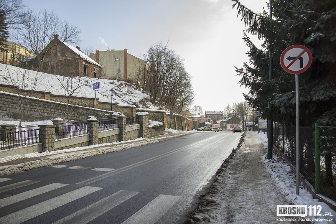 KROSNO: Zakaz skrętu w Zjazdową