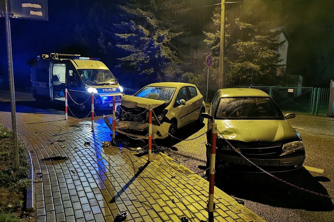 KROSNO: Zderzenie dwóch pojazdów na ulicy Popiełuszki