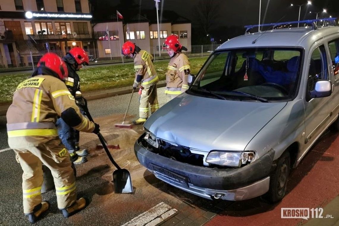 ? Krosno: Zderzenie dwóch samochodów na ul. Bieszczadzkiej