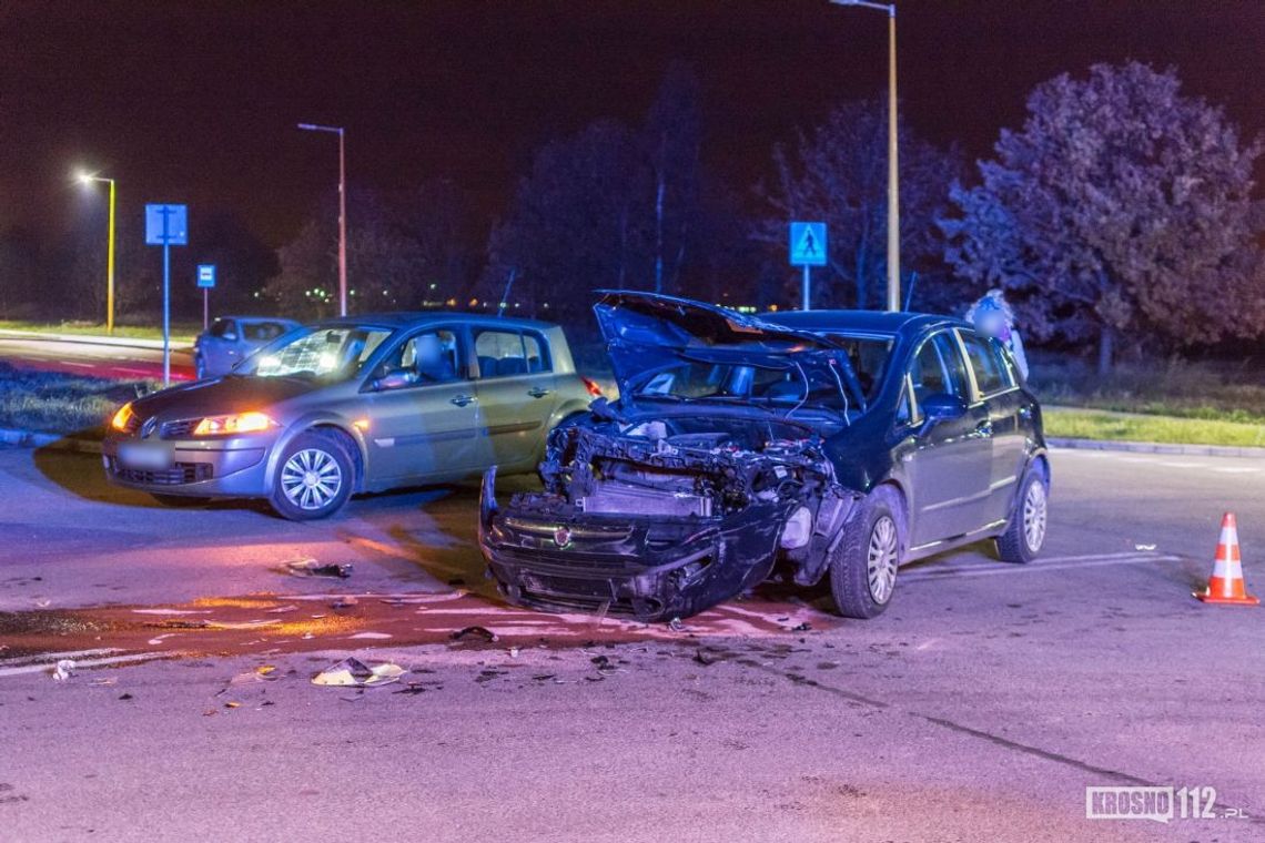 KROSNO: Zderzenie Mercedesa i Fiata