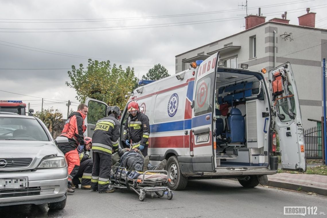 KROSNO: Zderzenie trzech samochodów na ul. Żółkiewskiego