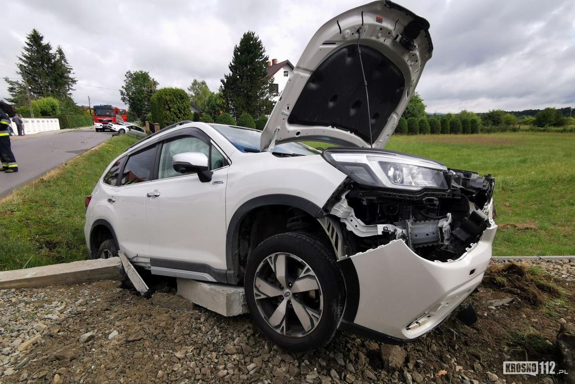 ? Łężany. Zderzenie subaru z fiatem. 6-latek i 65-latek w szpitalu