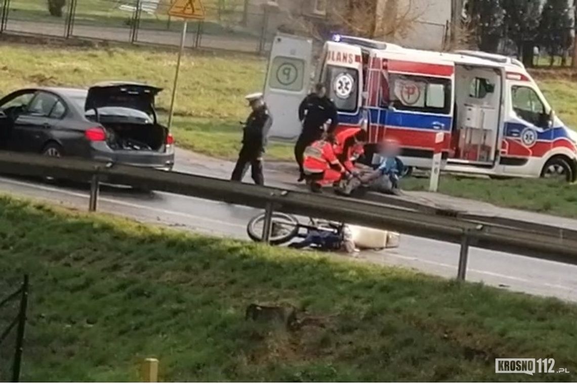 LIPOWICA: 32-letni motocyklista uciekał przed policją. Upadł na mokrej nawierzchni