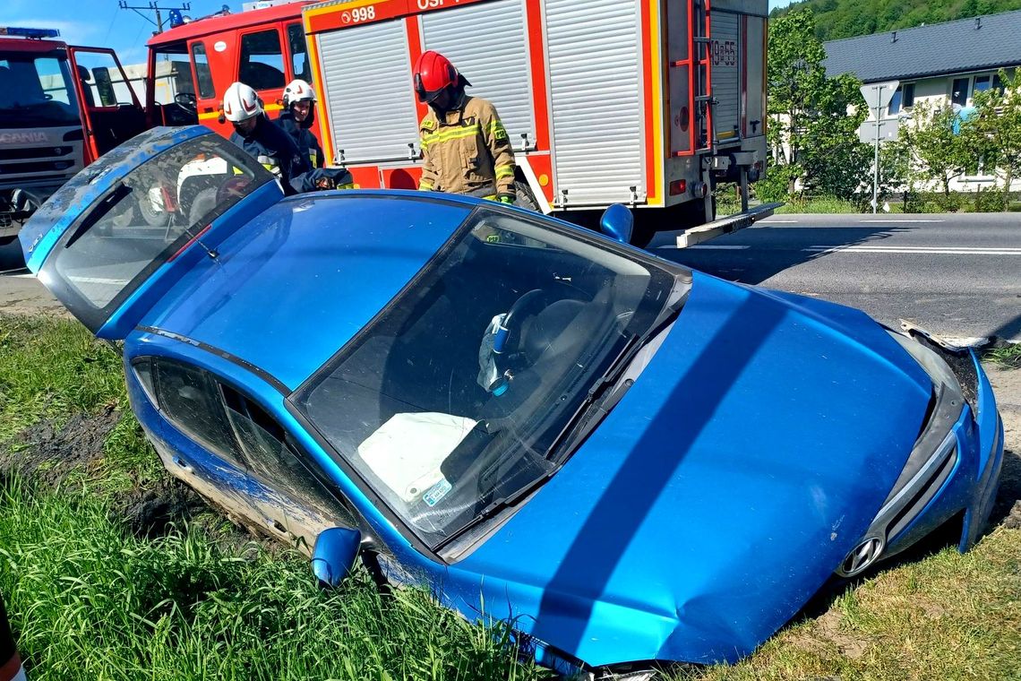 ? Lipowica / DK19. Samochodem uderzył w przepust
