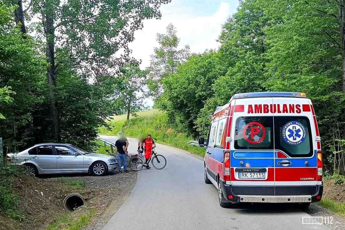 Lubatowa. Zderzenie rowerzysty z BMW [AKTUALIZACJA]