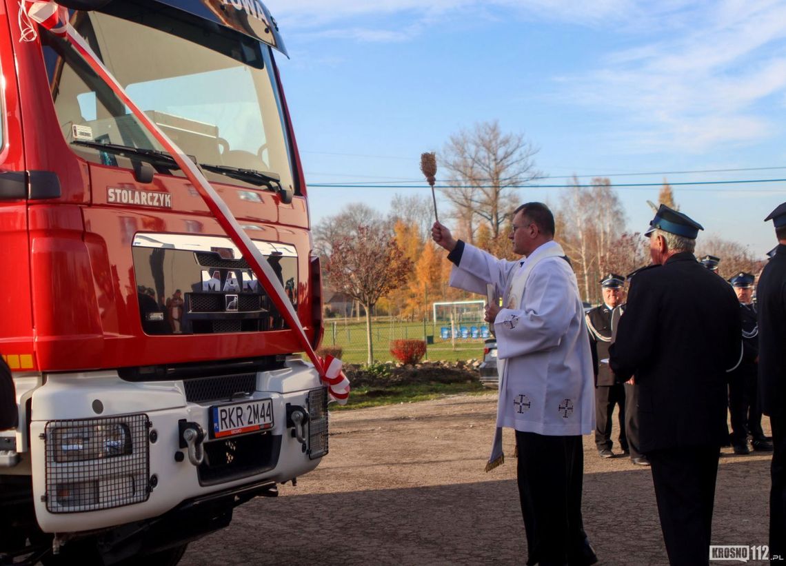 MAN z OSP Szczepańcowa teraz wspiera strażaków z OSP Kopytowa