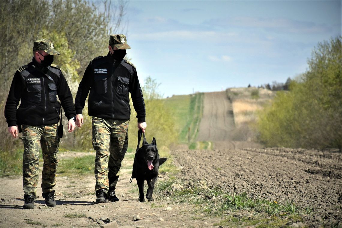 Mandaty 500 zł za spacer po pasie drogi granicznej