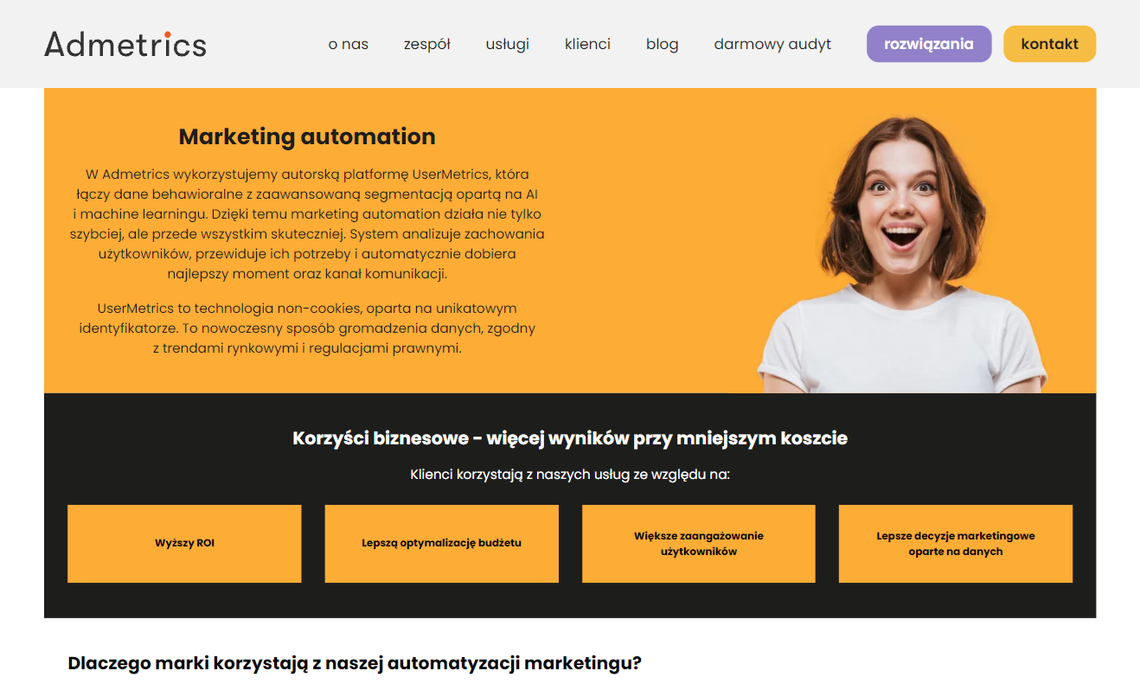 Marketing automation - czym jest i jak wspiera rozwój firmy? Marketing automation - Admetrics