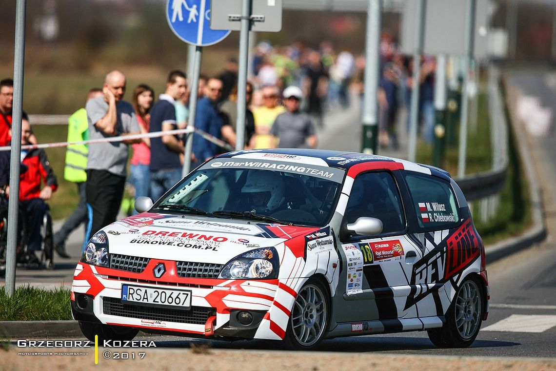 MarWil Racing Team na podium Rajdu Memoriału Janusza Kuliga i Mariana Bublewicza w Wieliczce