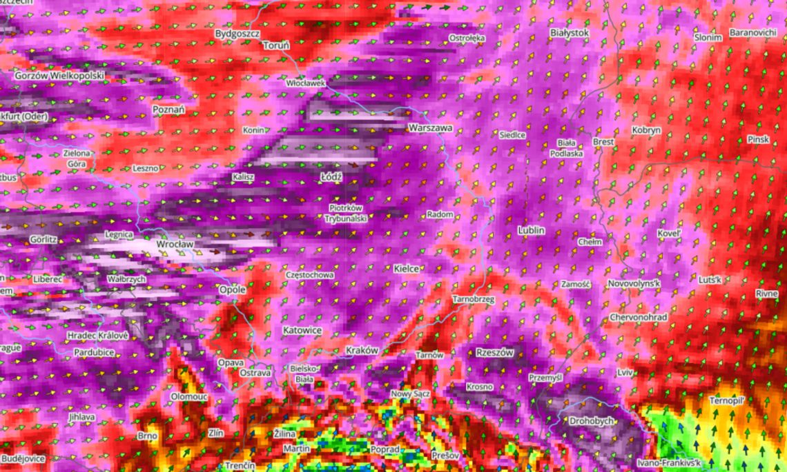 ? Meteo-Krosno.pl: Silne porywy wiatru i obfite opady deszczu
